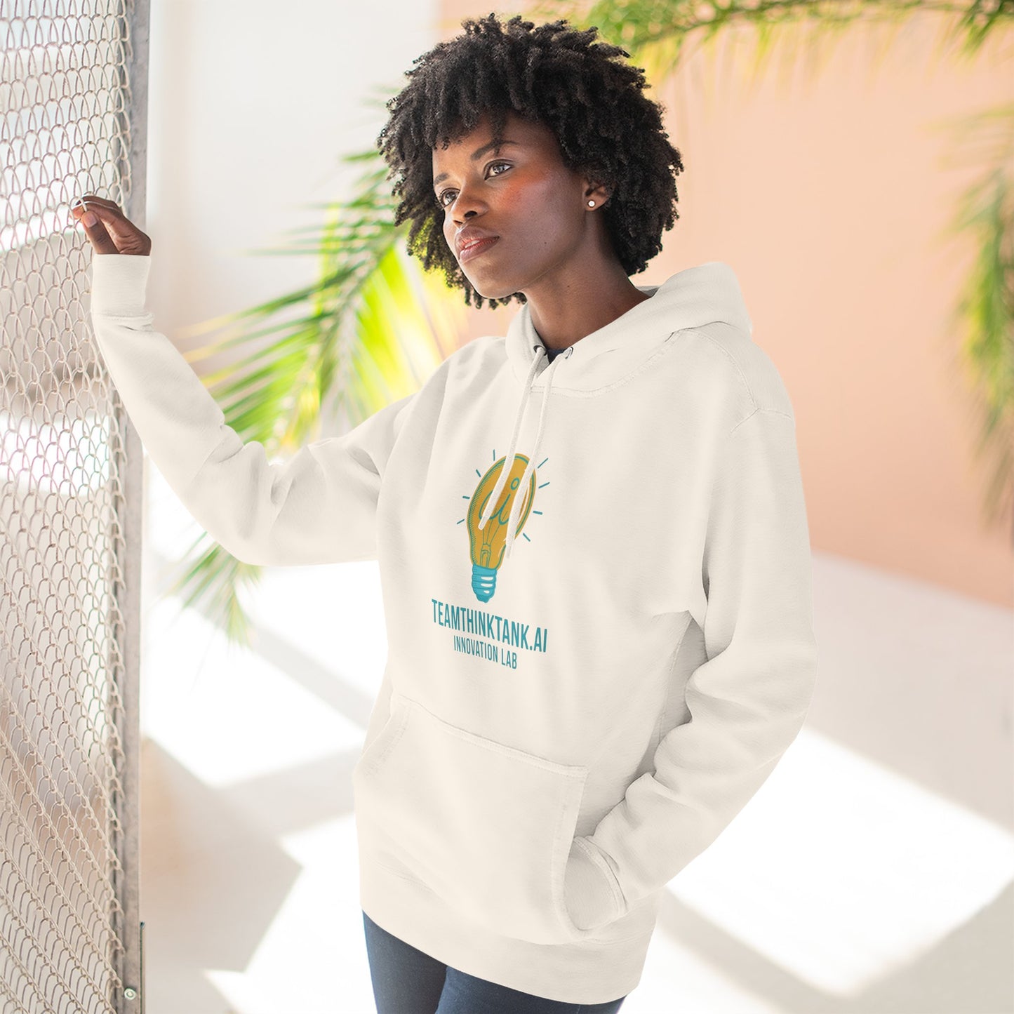 TeamThinkTank.AI Innovation Lab Brightbult Hoodie — Corp Colorway Logo Pullover