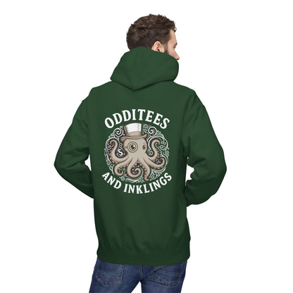 Octopus Logo Hoodie — "Odd Tees and Inklings" Graphic Pullover