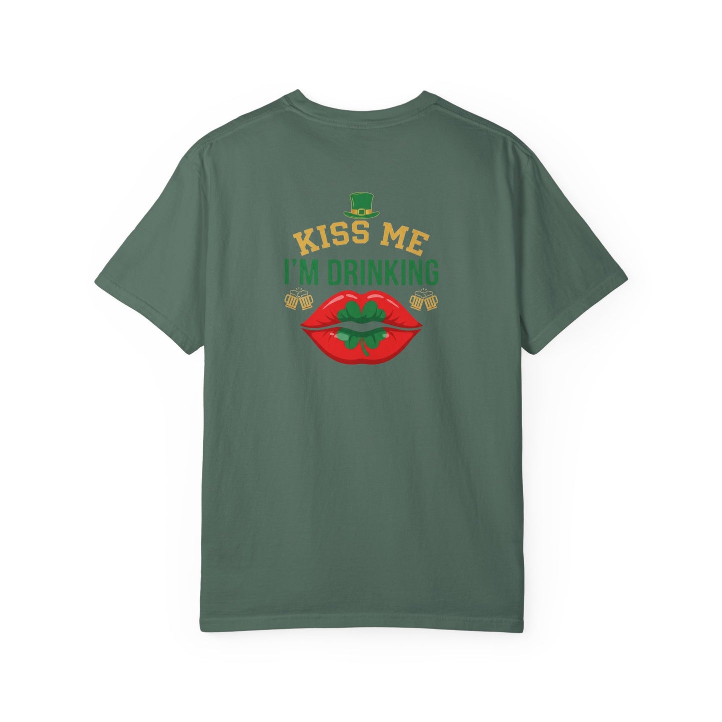 Kiss Me I'm Drinking St. Patricks Day T-Shirt — OddInk Seasonal Design
