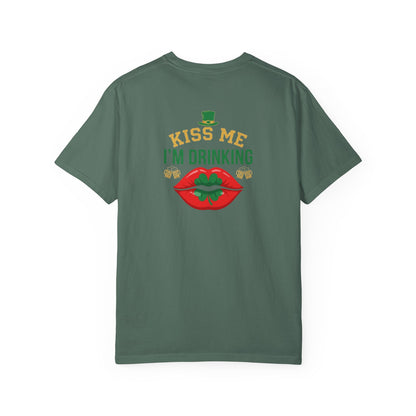 Kiss Me I'm Drinking St. Patricks Day T-Shirt — OddInk Seasonal Design