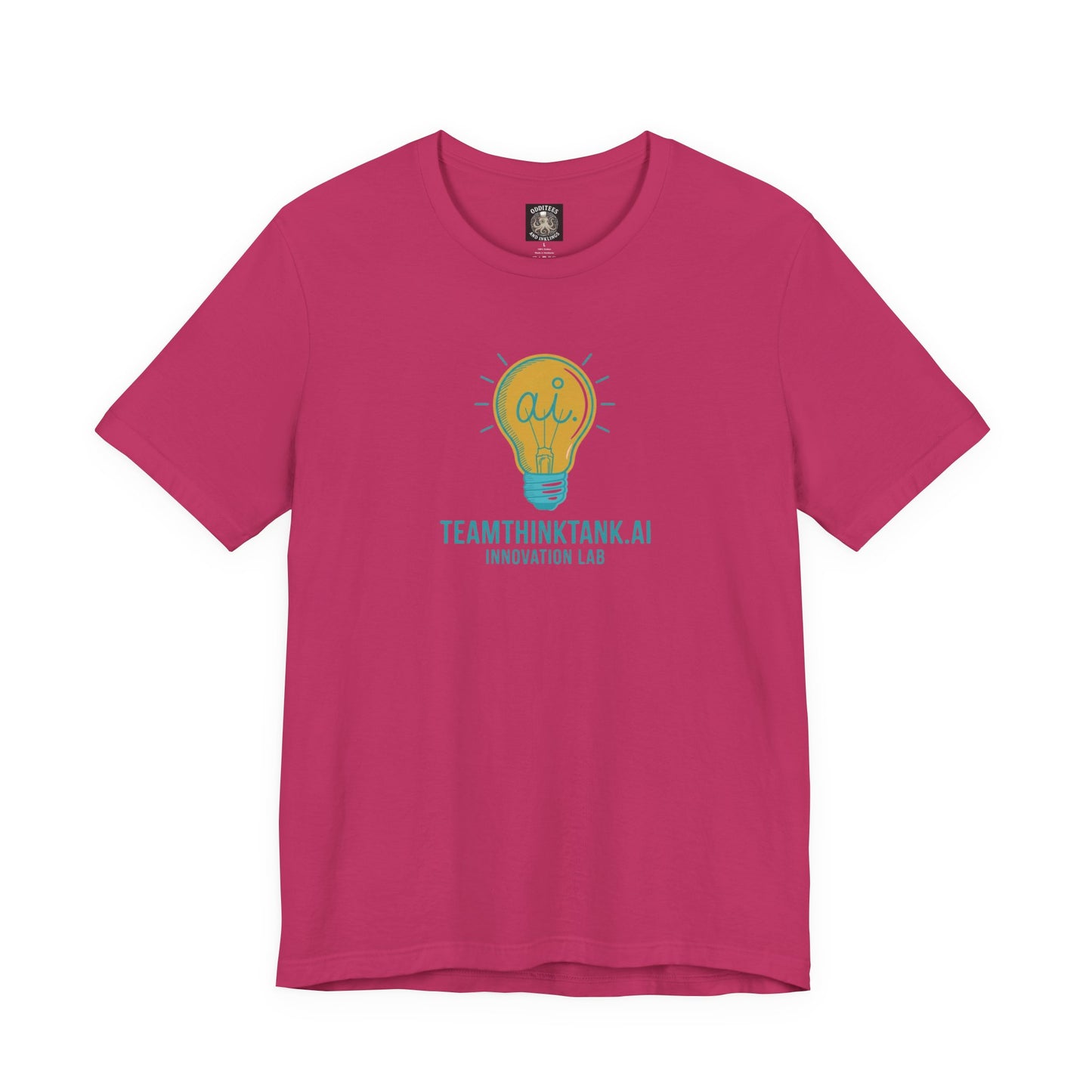 TeamThinkTank.ai Innovation Lab Bright Bulb T-Shirt — Corp Lightbulb Colorway Logo Tee