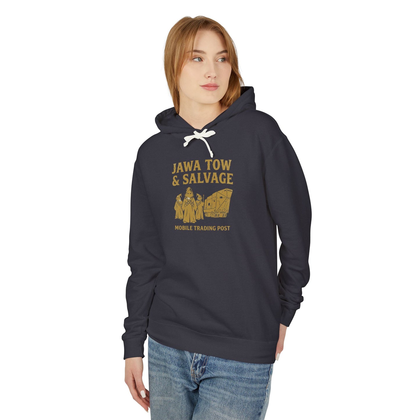Jawa Tow & Salvage Hoodie - Star Wars Inspired "Mobile Trading Post" Pullover