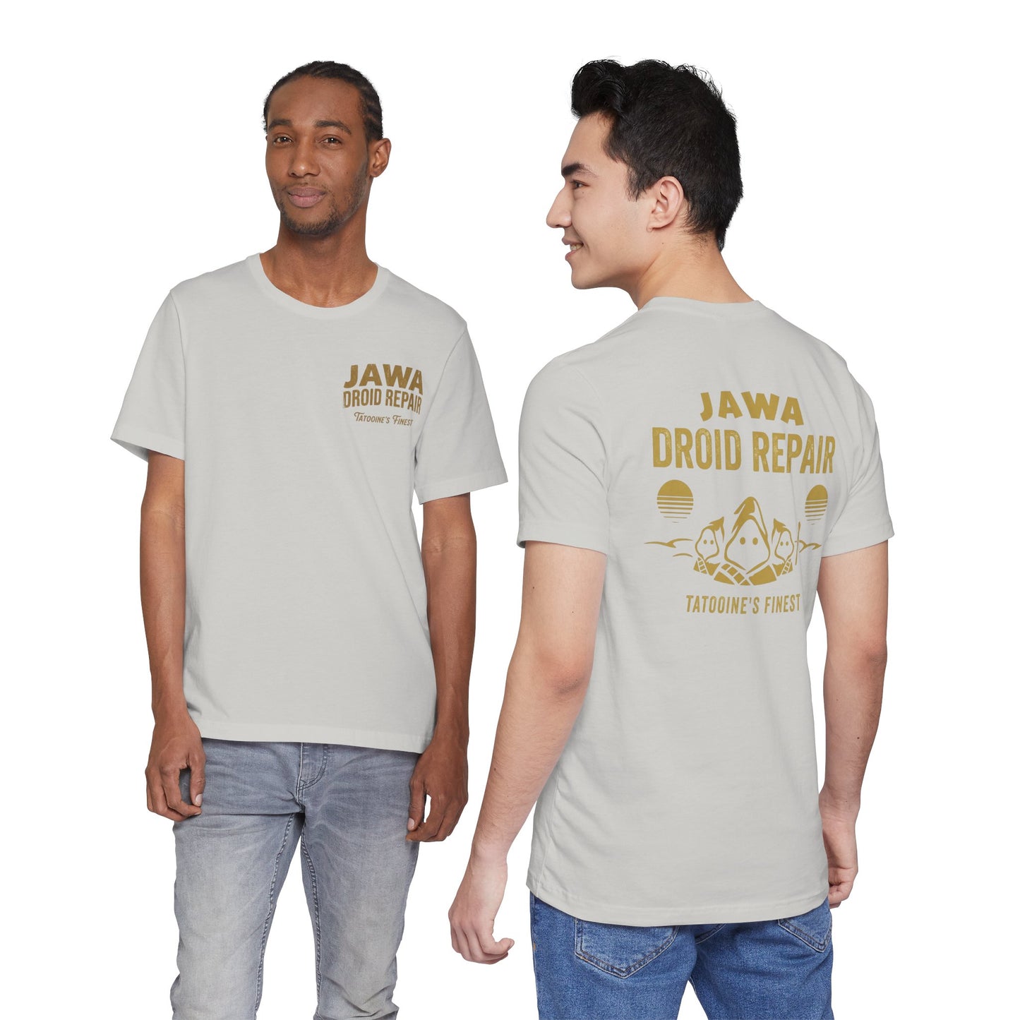 Jawa Droid Repair T‑Shirt — Tatooine’s Finest Vintage Sci‑Fi Star Wars Inspired Tee