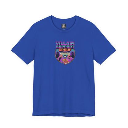 Villain Support Group T-Shirt — Funny Retro Supervillain Club Tee