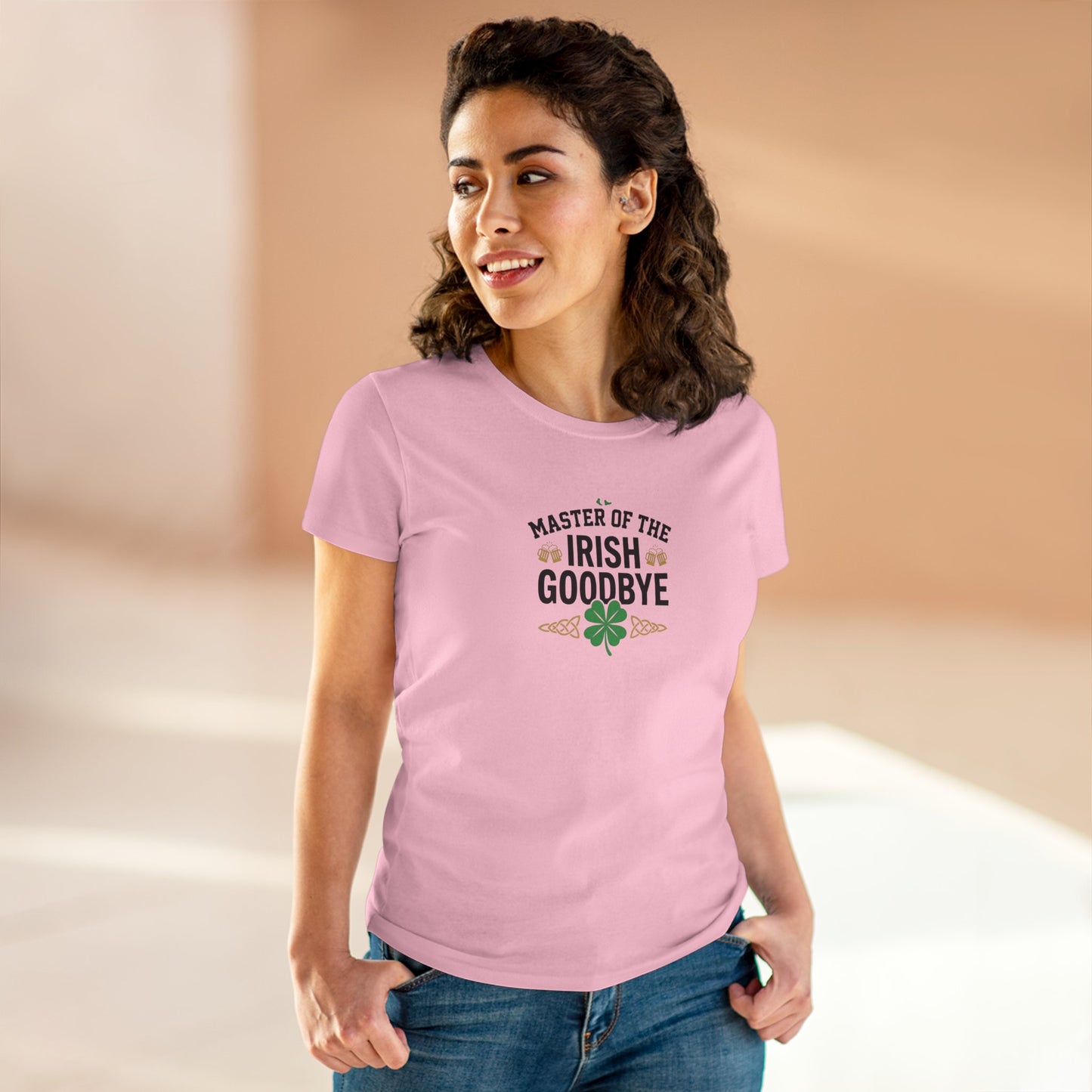 Master of the Irish Goodbye Womens T‑Shirt — OddInk Seasonal Designs