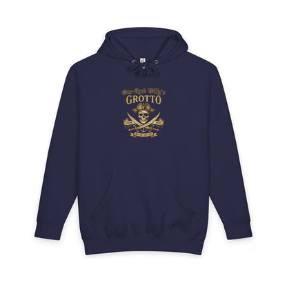 One-Eyed Willy's Grotto Treasure Hunt Hoodie — Vintage Nautical Pullover Hooded Sweatshirt