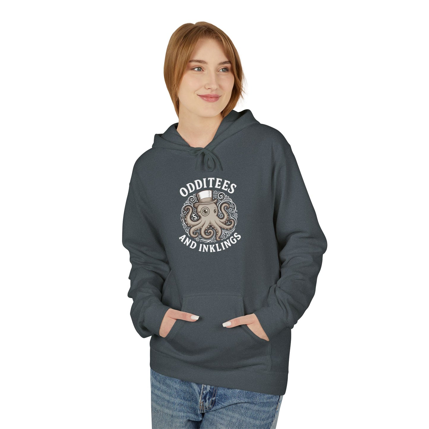 Octopus Logo Hoodie — "Odd Tees and Inklings" Graphic Pullover