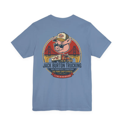 Trucker Pig Tee — "Jack Burton Trucking" San Francisco Vintage T‑Shirt
