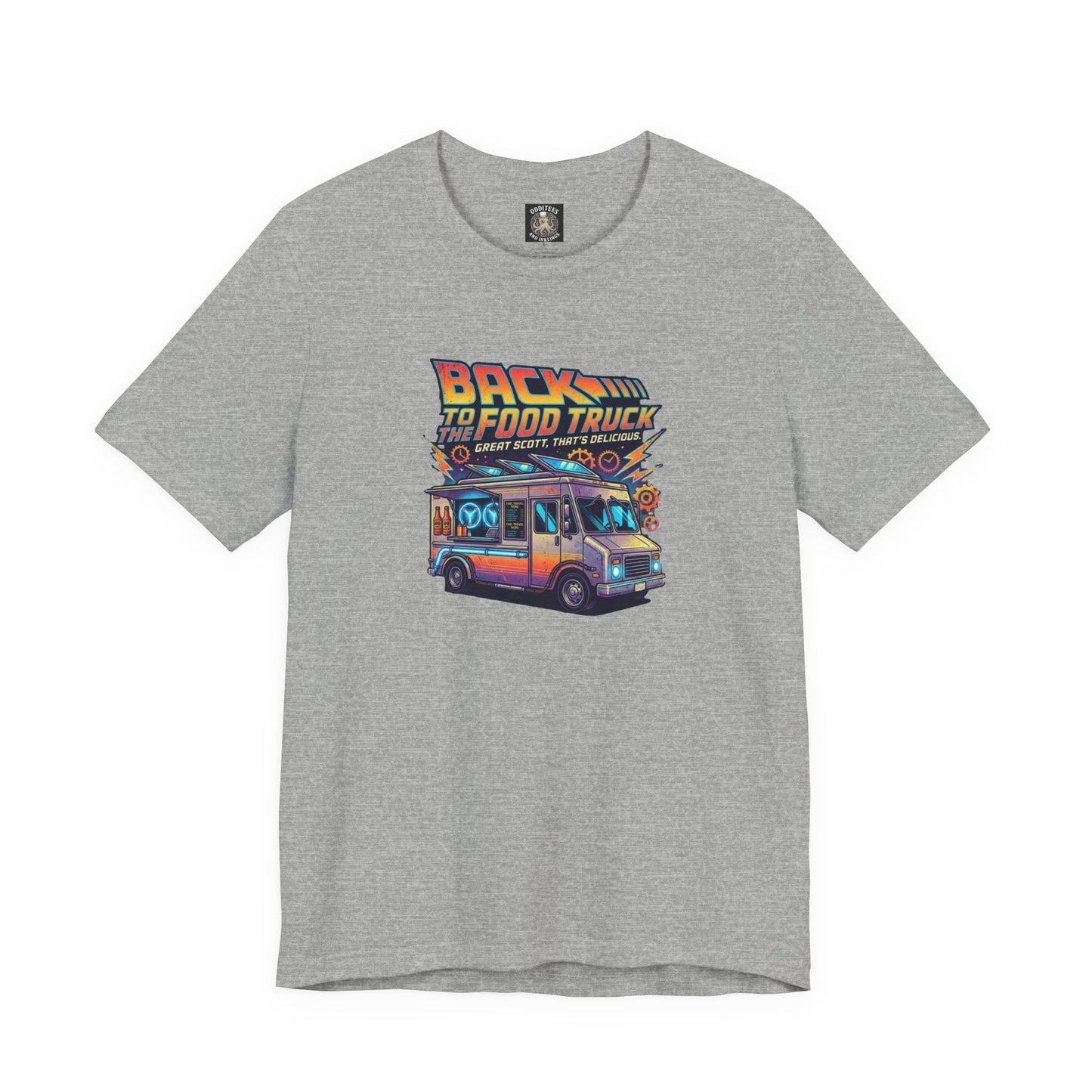 Back to the Food Truck 80's Retro Tee — Future Food Truck Graphic T-Shirt