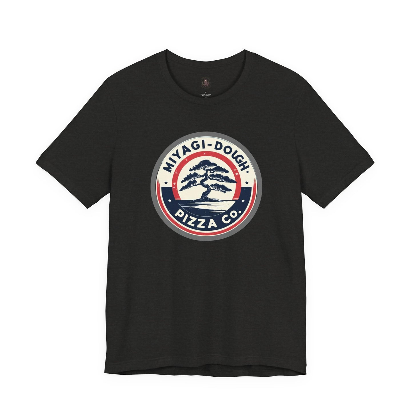 Miyagi-Dough Pizza Co. Tee — Vintage Bonsai Pizza Logo