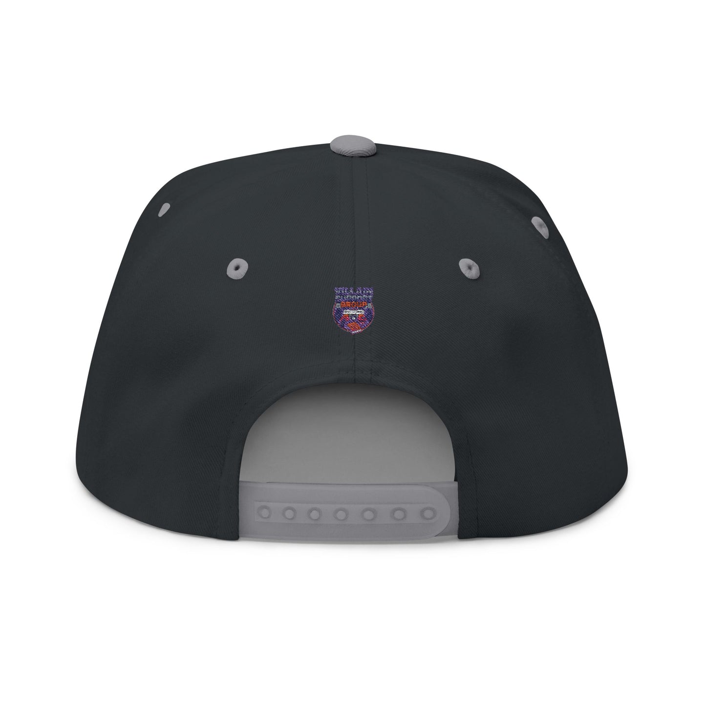 Villain Support Group - Flat Bill Snapback Cap — Embroidered Vintage Badged