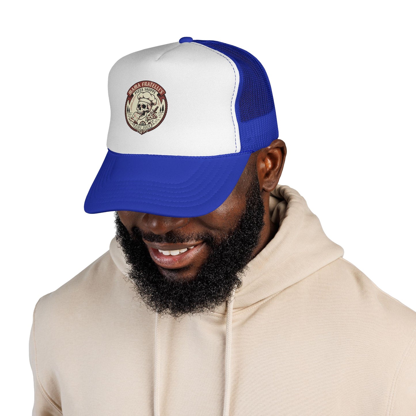 Mama Fratelli's Pizza Shoppe "Snapback Trucker" - 80's Retro Trucker Cap