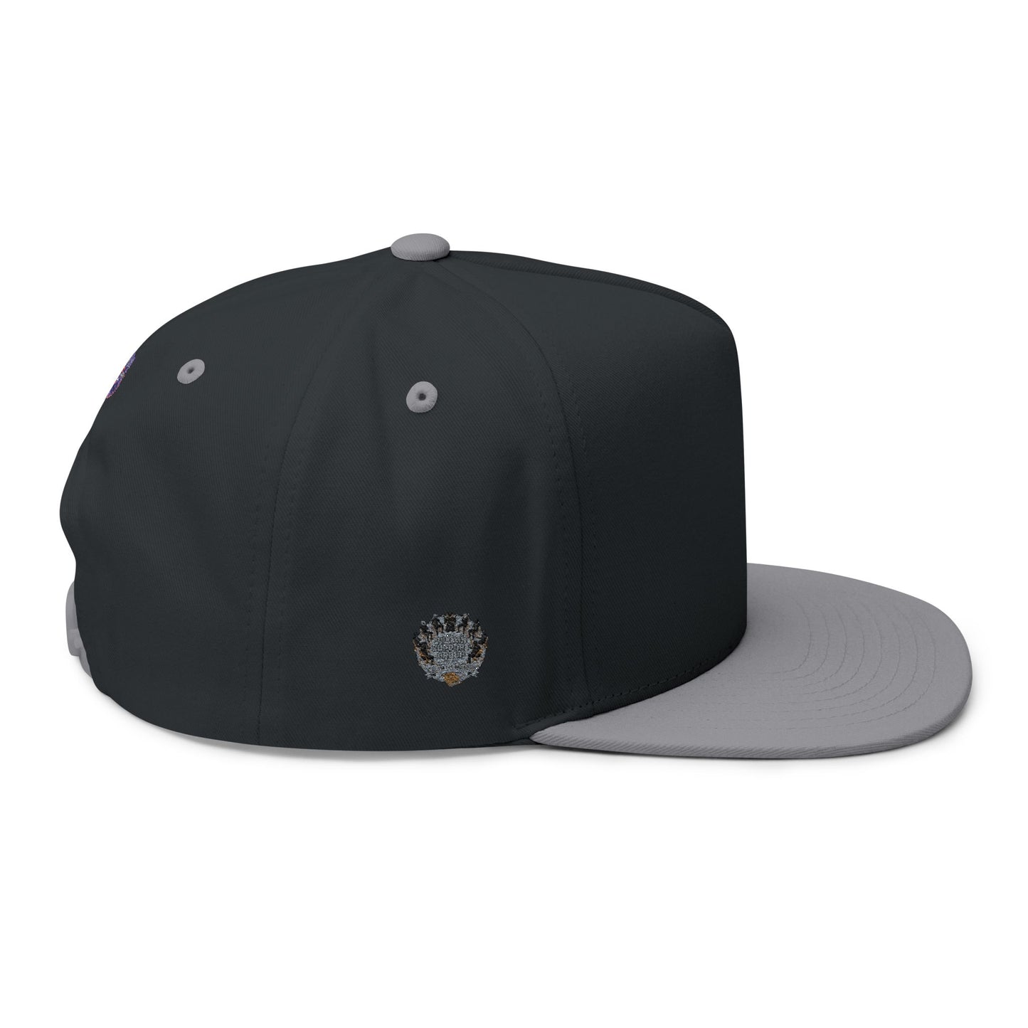 Villain Support Group - Flat Bill Snapback Cap — Embroidered Vintage Badged