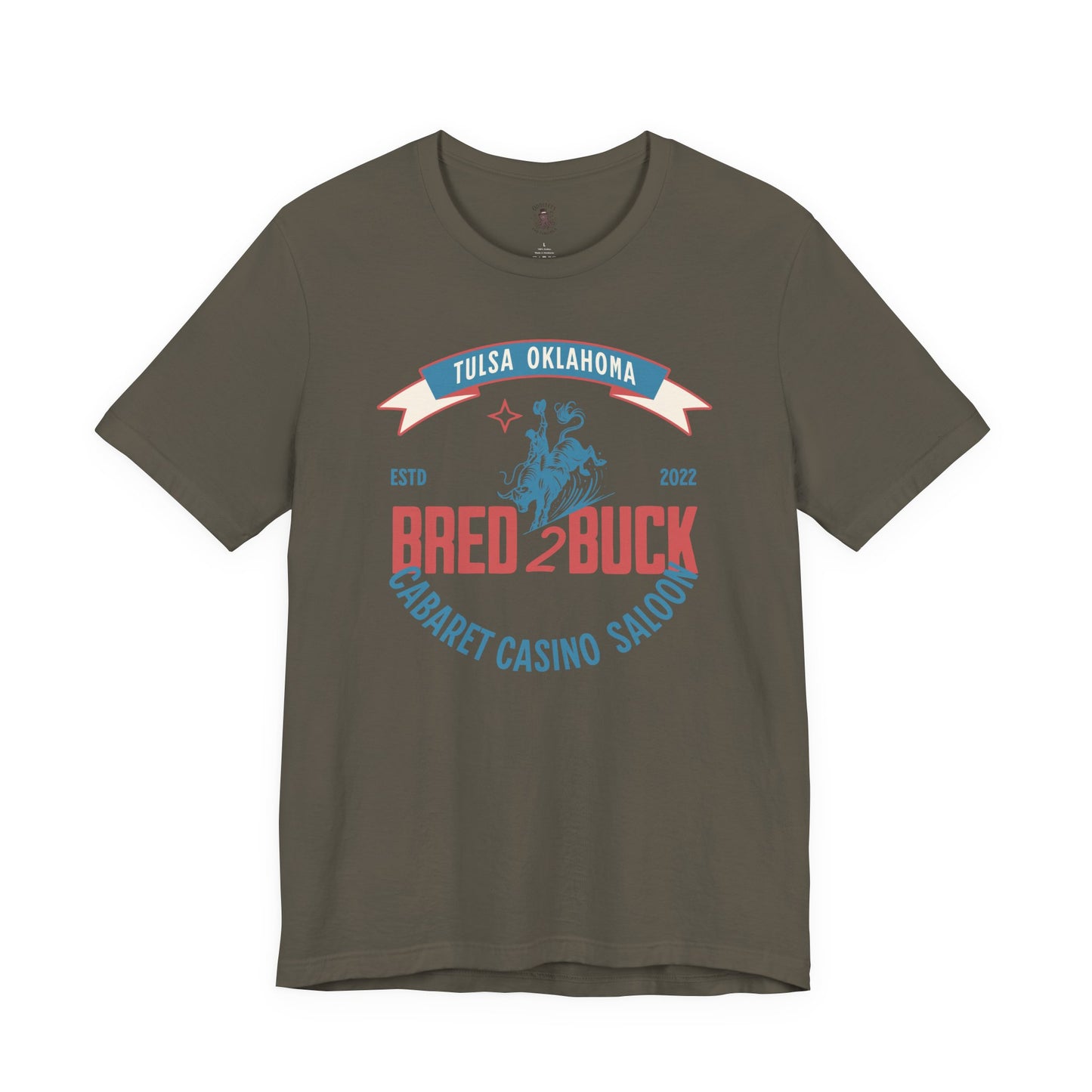 BRED 2 BUCK – Tulsa King Inspired Bull Riding Shirt | Western Cabaret Casino Saloon Tee