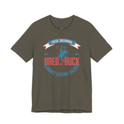 BRED 2 BUCK – Tulsa King Inspired Bull Riding Shirt | Western Cabaret Casino Saloon Tee