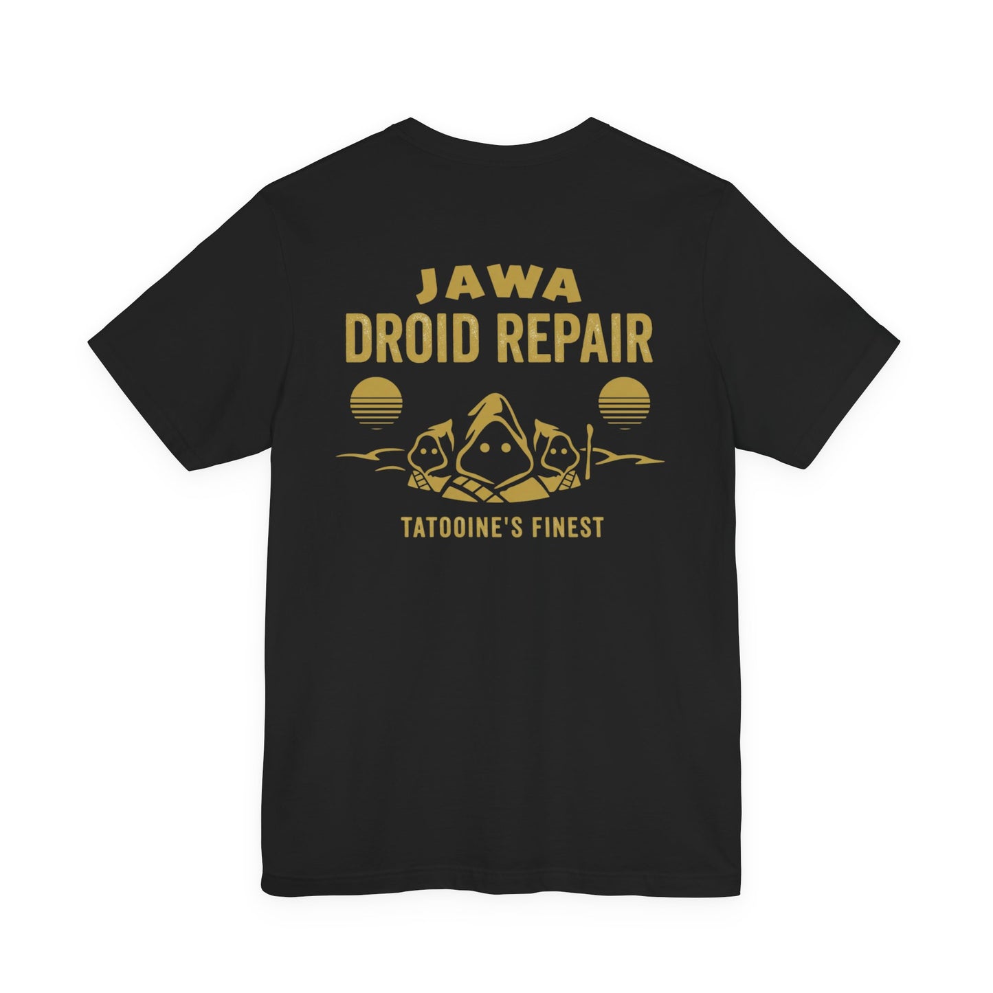 Jawa Droid Repair T‑Shirt — Tatooine’s Finest Vintage Sci‑Fi Star Wars Inspired Tee