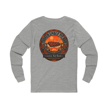 Tusken Ember Pit BBQ Long Sleeve Tee — "Roasted, Not Raided" Long Sleeve Galaxy Grill Shirt