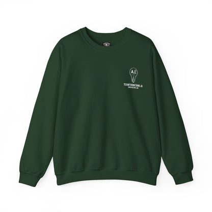 TeamThinkTank.ai Lightbulb Logo Crewneck Sweatshirt - Corp Logo
