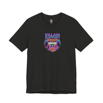 Villain Support Group T-Shirt — Funny Retro Supervillain Club Tee