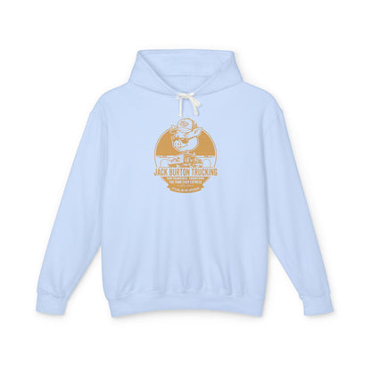 Trucker Skull Vintage Logo Hoodie — Jack Burton Trucking Graphic Sweatshirt
