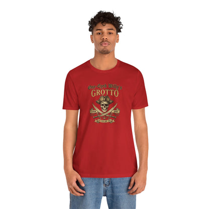 One-Eyed Willy's Grotto Pirate Skull T-Shirt — 80's Treasure Map Tee