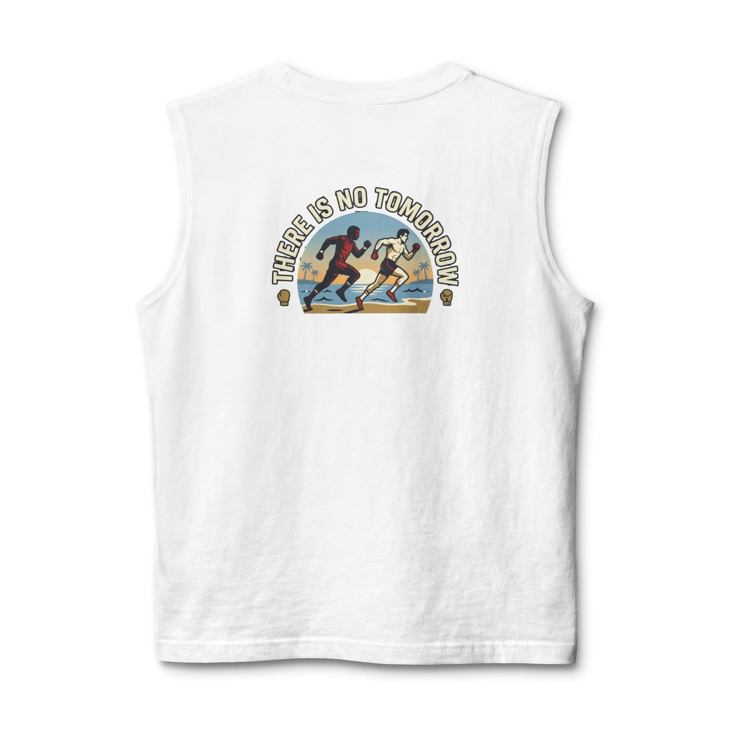 Muscle Tank — 'There Is No Tomorrow' Retro Running Graphic