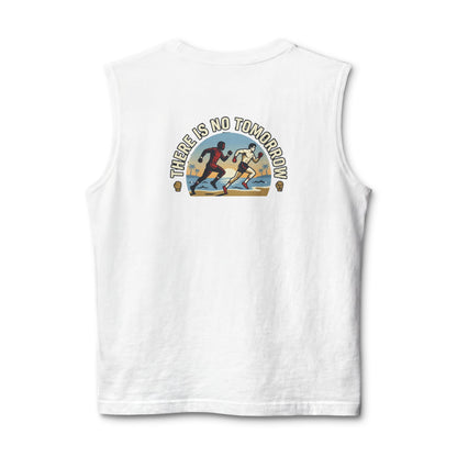 Muscle Tank — 'There Is No Tomorrow' Retro Running Graphic