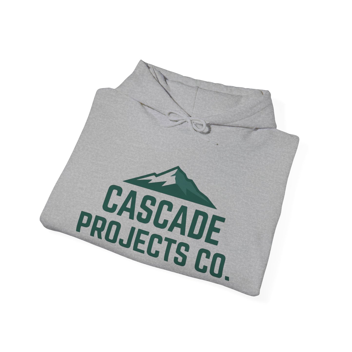 Cascade Projects Co. Hoodie — Mountain Logo Outdoor Crew Pullover