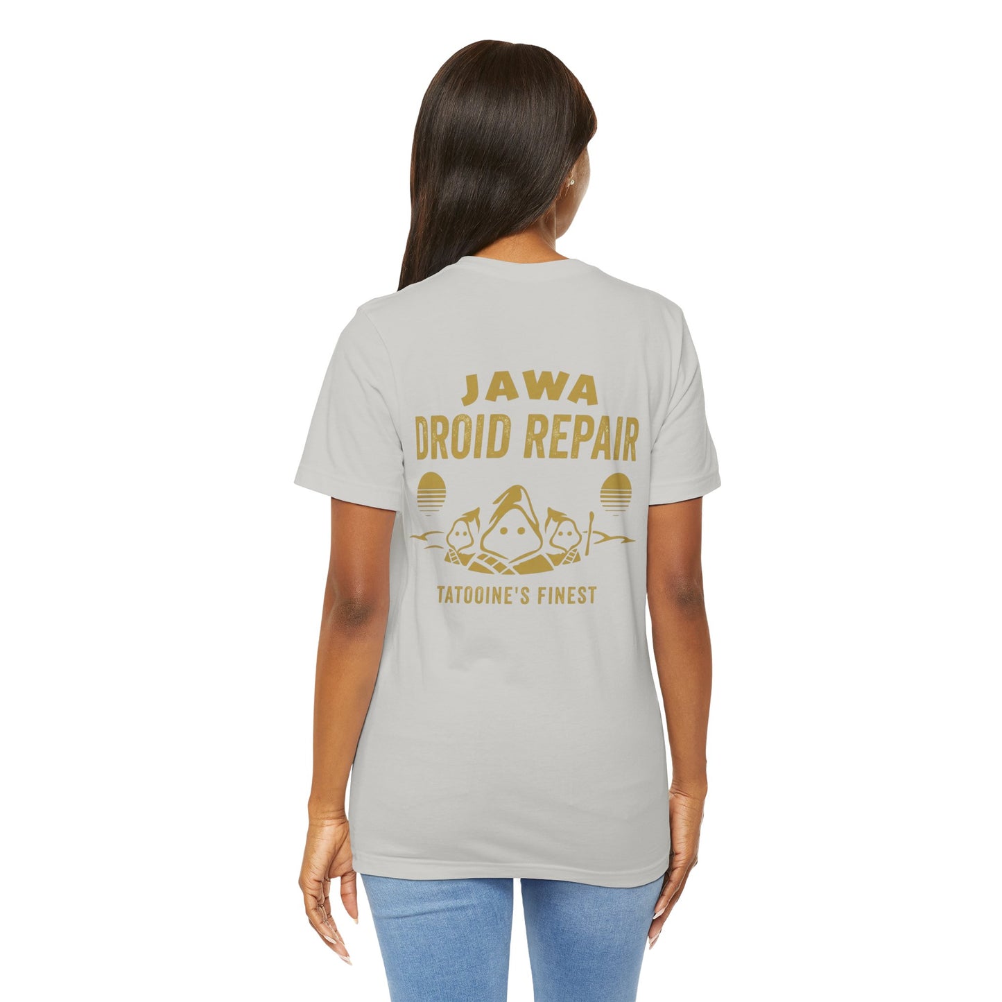 Jawa Droid Repair T‑Shirt — Tatooine’s Finest Vintage Sci‑Fi Star Wars Inspired Tee