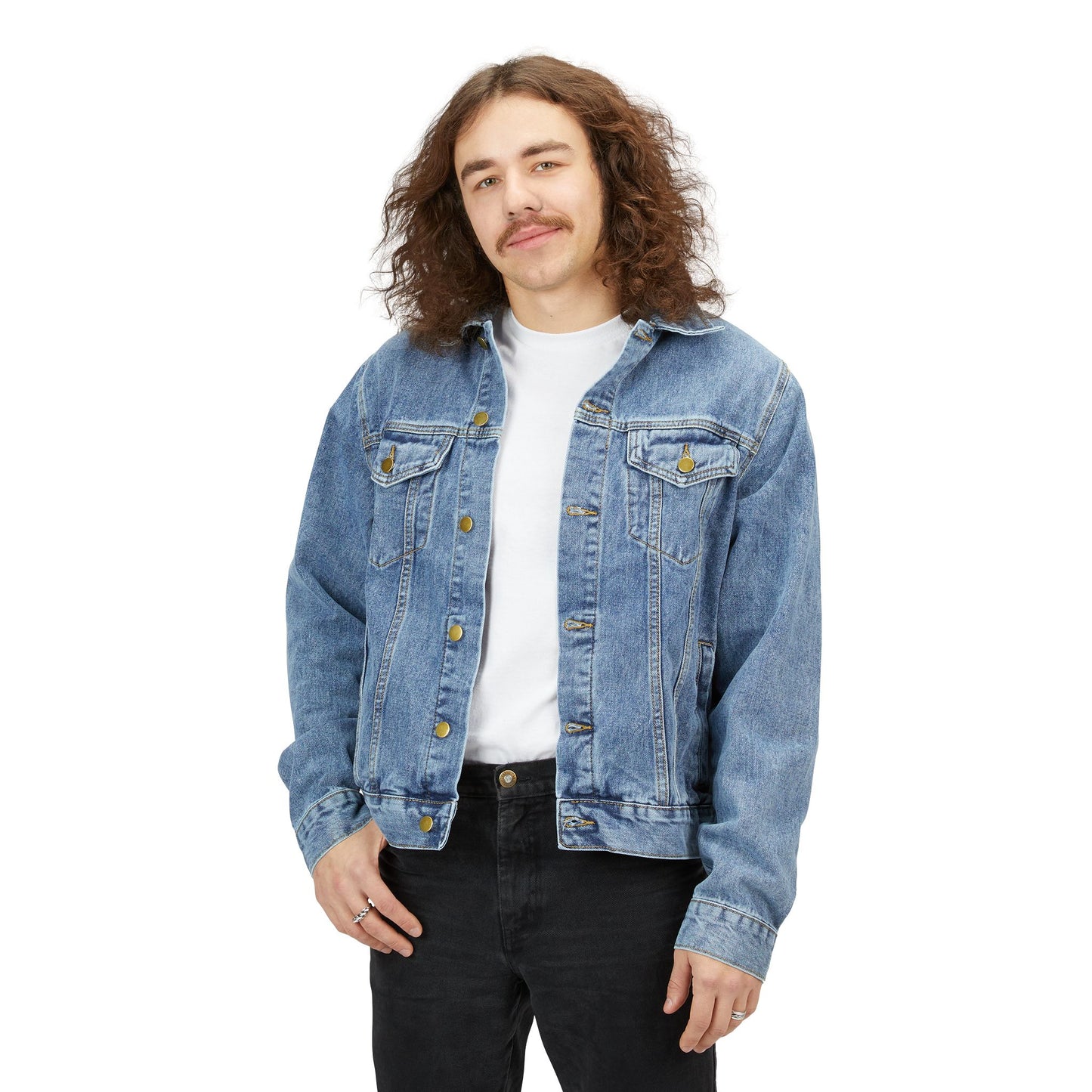 Jurassic Pork BBQ — Grill Tuxedo Denim Jacket w/Back Patch