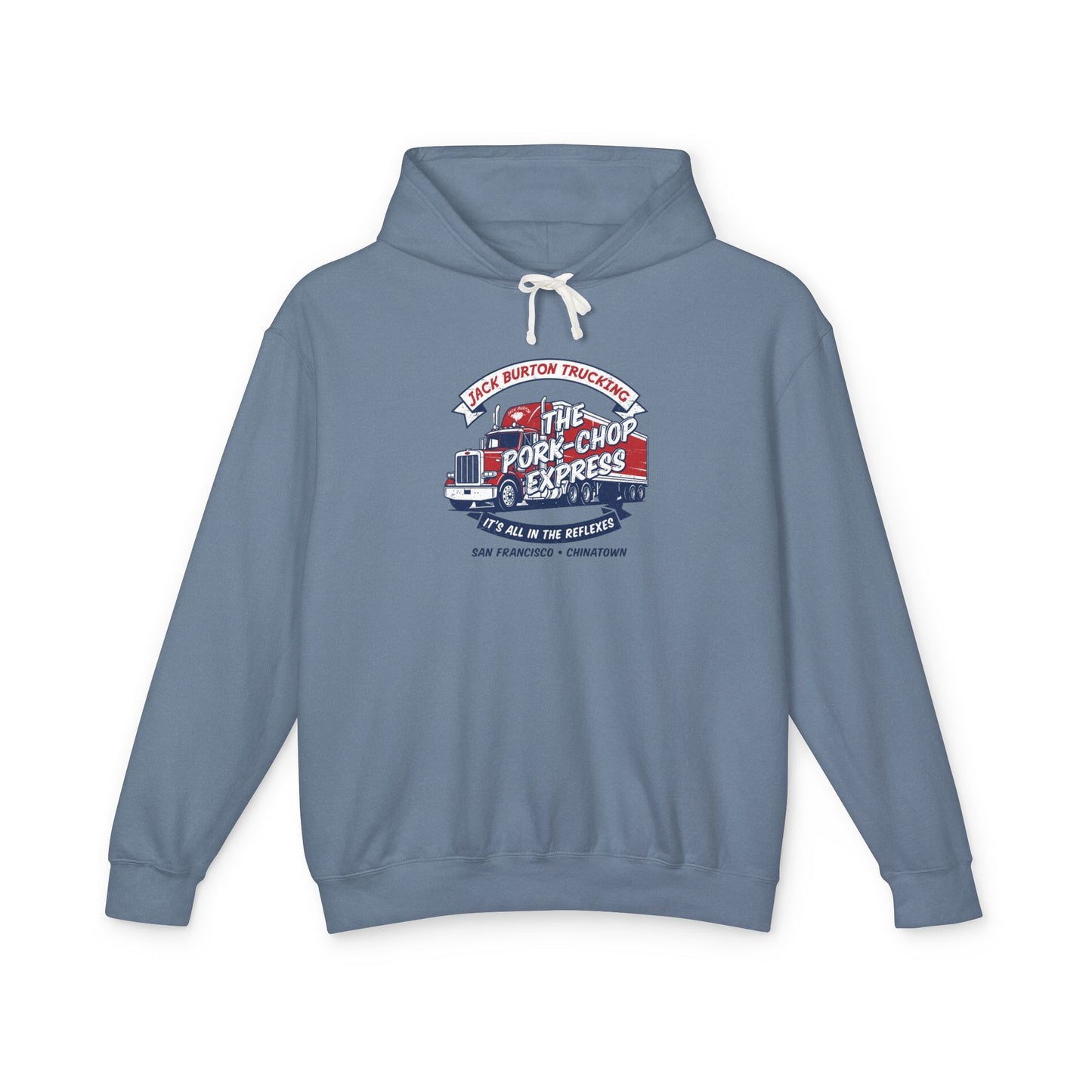 The Pork-Chop Express Hoodie — Retro Trucking Graphic Hooded Sweatshirt