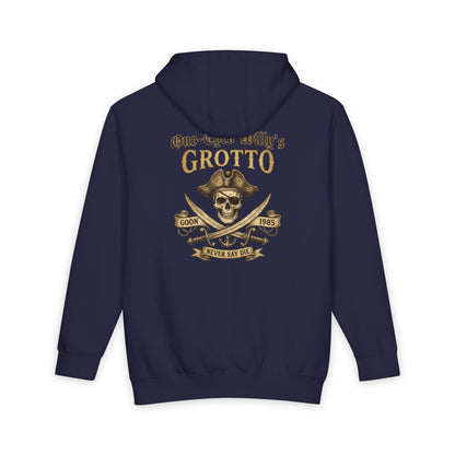 One-Eyed Willy's Grotto Treasure Hunt Hoodie — Vintage Nautical Pullover Hooded Sweatshirt