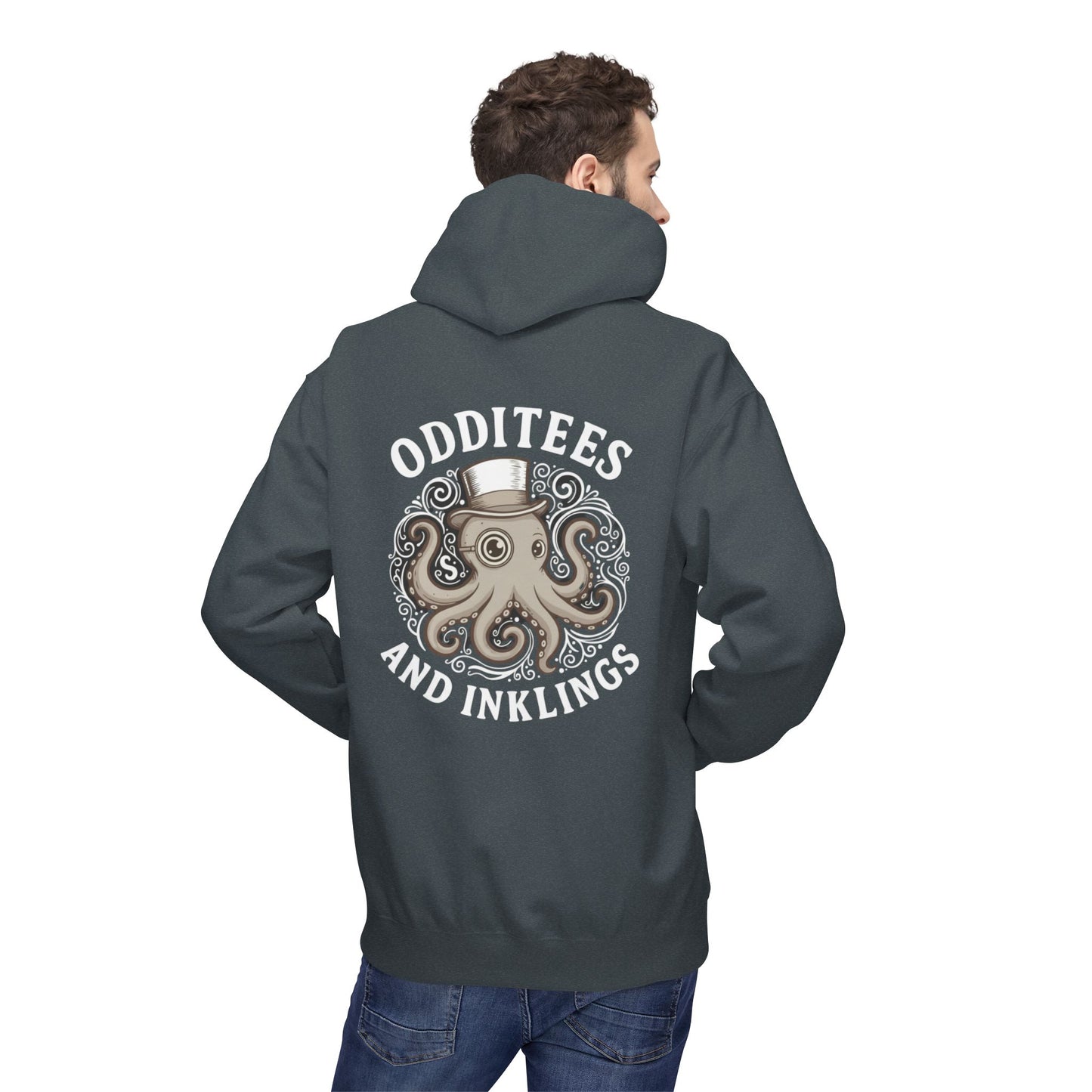 Octopus Logo Hoodie — "Odd Tees and Inklings" Graphic Pullover