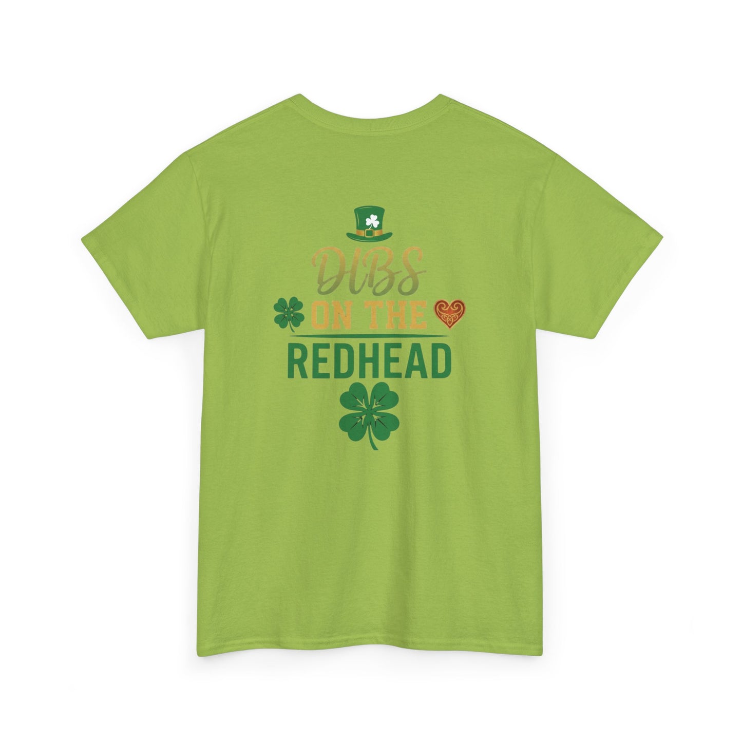 Dibs on the Redhead T‑Shirt — St. Patrick’s Day Shamrock OddInk Seasonal Designs Tee