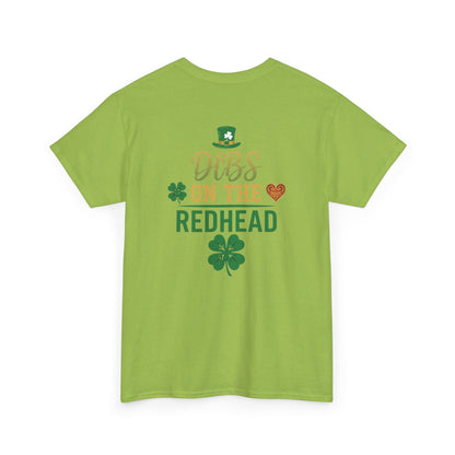 Dibs on the Redhead T‑Shirt — St. Patrick’s Day Shamrock OddInk Seasonal Designs Tee