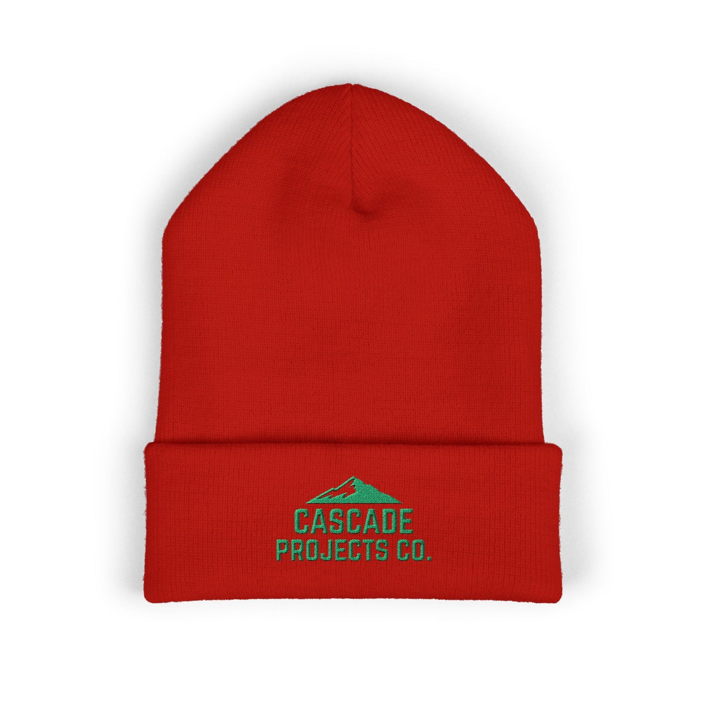 Cascade Projects Co. Embroidered Mountain Cuffed Beanie