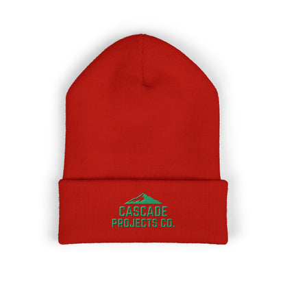 Cascade Projects Co. Embroidered Mountain Cuffed Beanie
