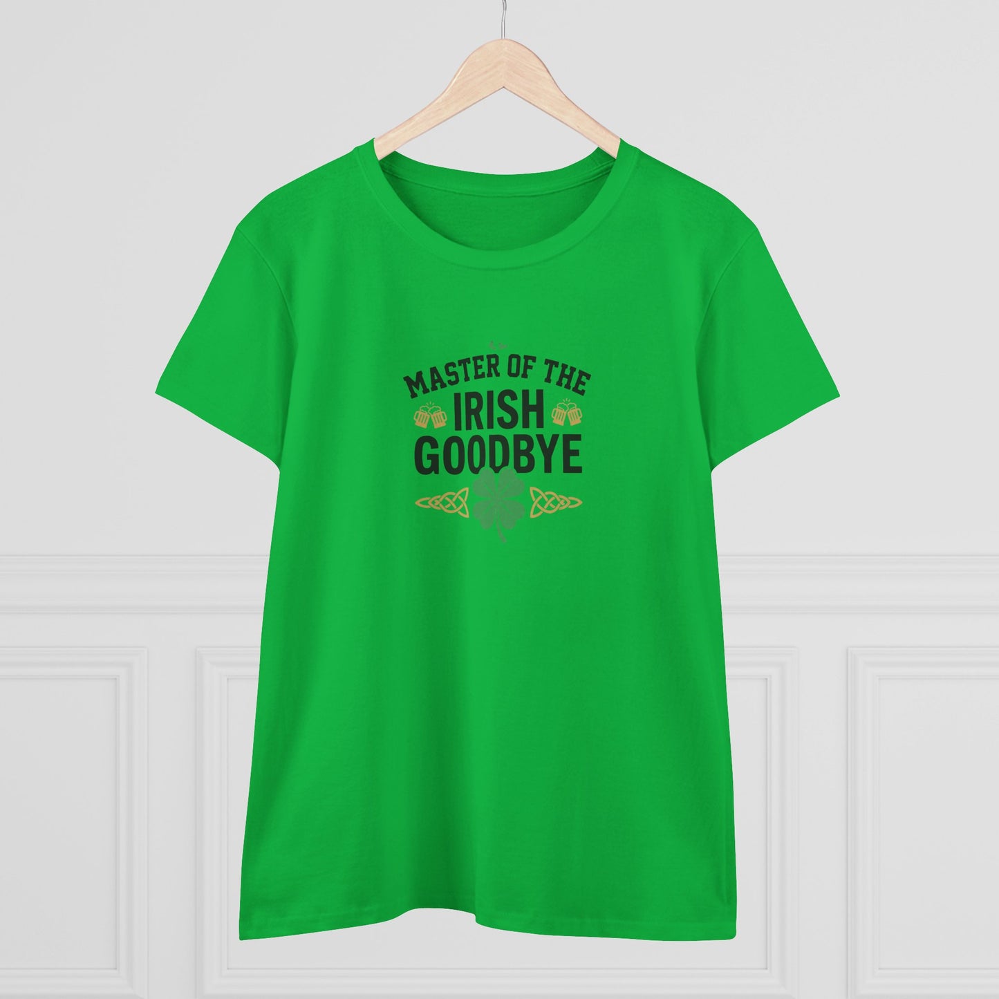 Master of the Irish Goodbye Womens T‑Shirt — OddInk Seasonal Designs