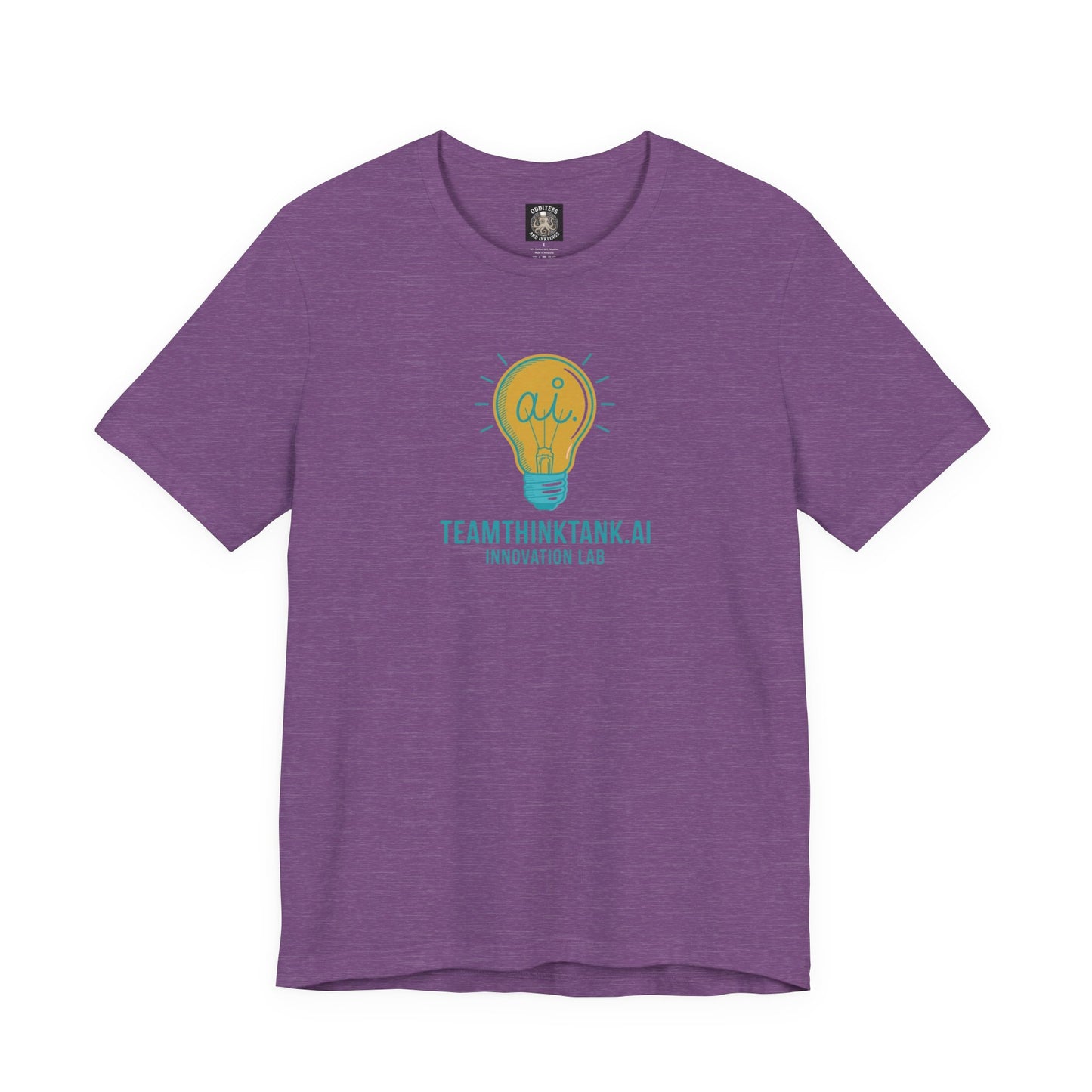 TeamThinkTank.ai Innovation Lab Bright Bulb T-Shirt — Corp Lightbulb Colorway Logo Tee