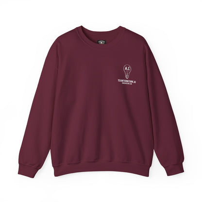 TeamThinkTank.ai Lightbulb Logo Crewneck Sweatshirt - Corp Logo