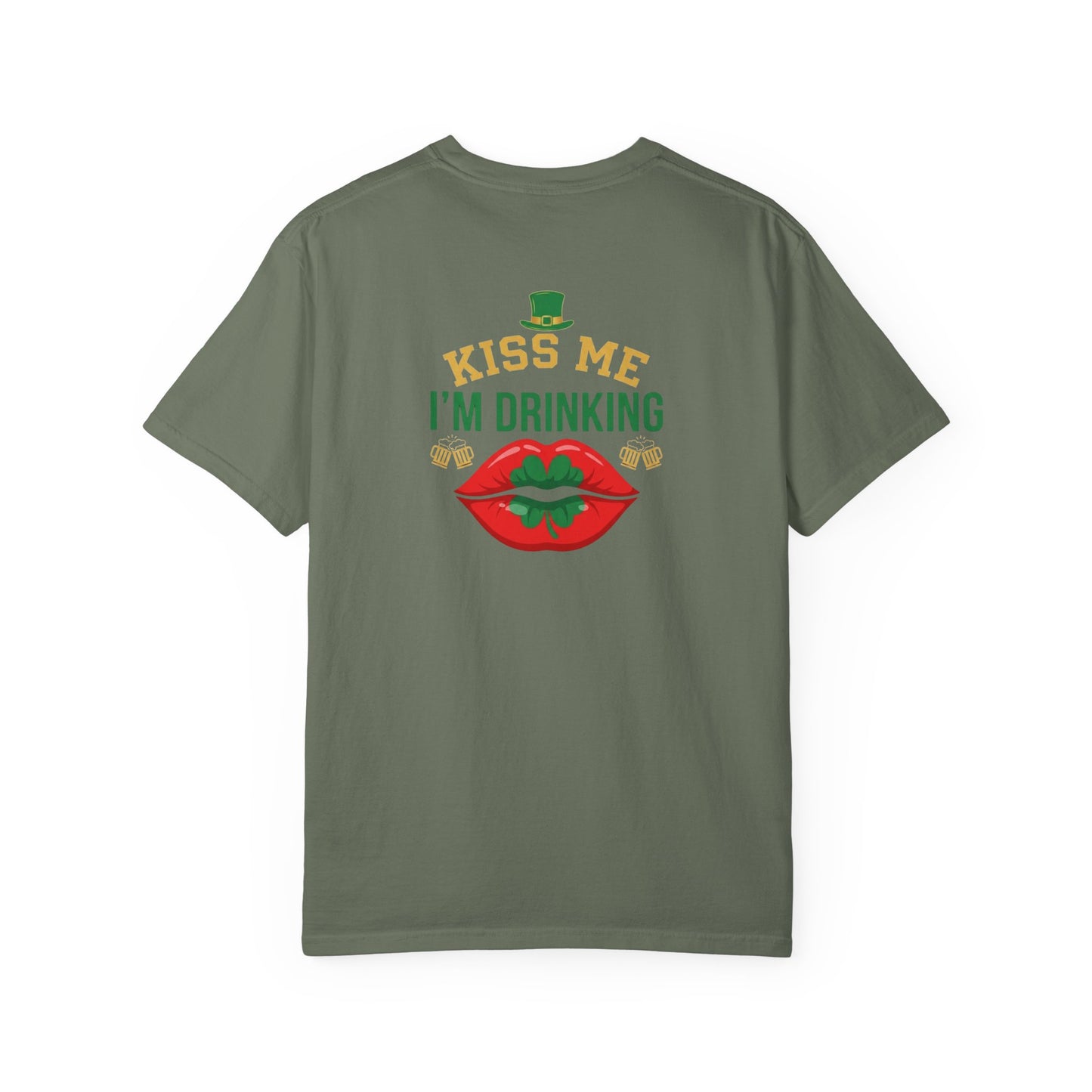 Kiss Me I'm Drinking St. Patricks Day T-Shirt — OddInk Seasonal Design