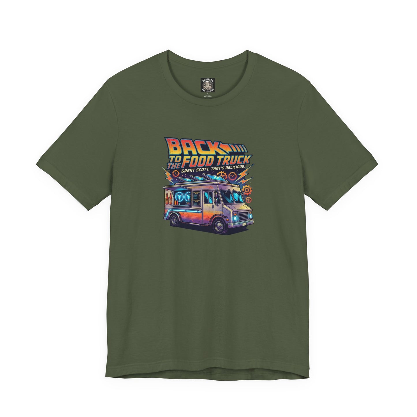 Back to the Food Truck 80's Retro Tee — Future Food Truck Graphic T-Shirt