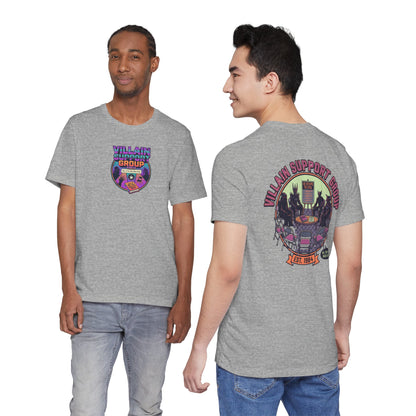 Villain Support Group T-Shirt — Funny Retro Supervillain Club Tee