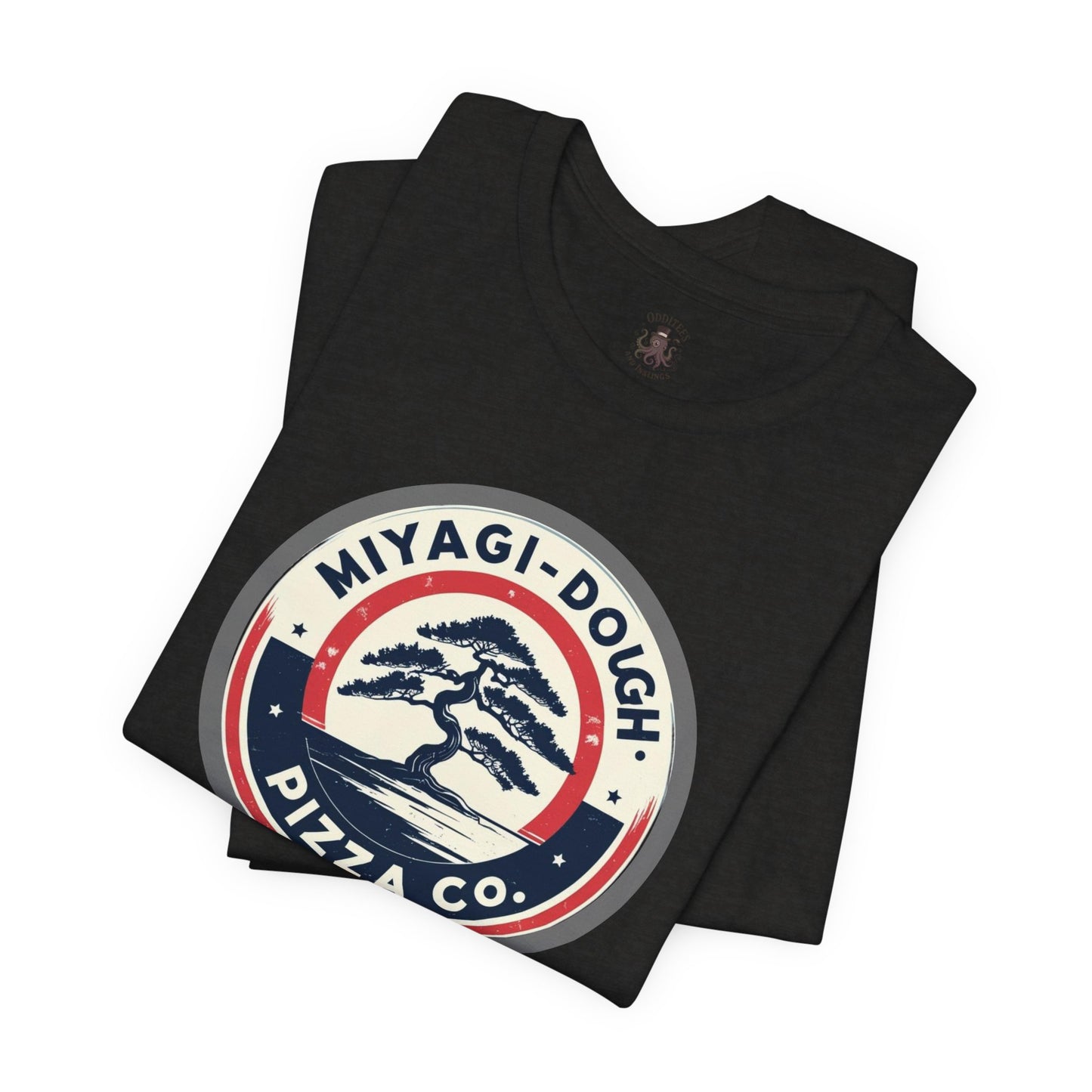 Miyagi-Dough Pizza Co. Tee — Vintage Bonsai Pizza Logo