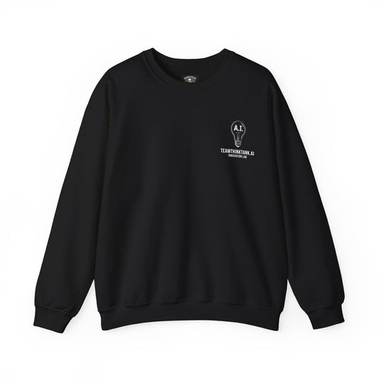 TeamThinkTank.ai Lightbulb Logo Crewneck Sweatshirt - Corp Logo