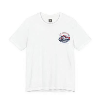 Trucking T‑Shirt — "Jack Burton Trucking: The Pork-Chop Express" Retro Logo Tee