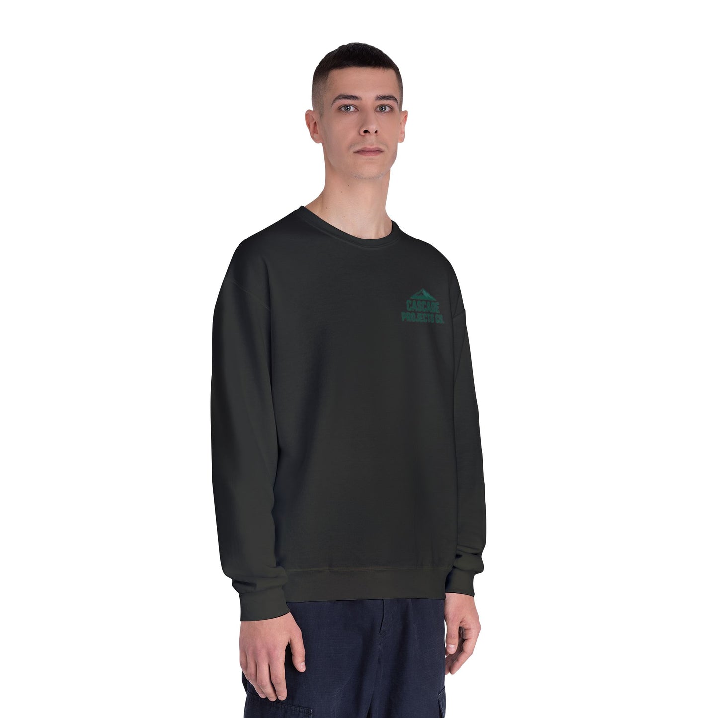 Cascade Projects Co. Crewneck Sweatshirt — Mountain Logo Pullover