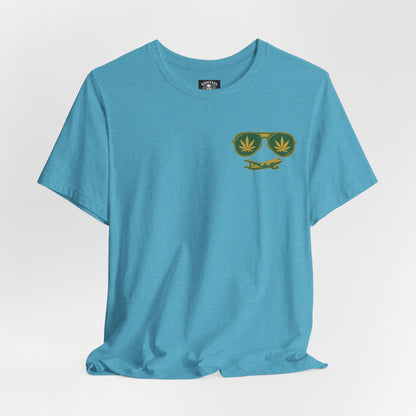 T-Shirt - "I Feel the Need... The Need for Weed" Retro Aviator Weed Graphic