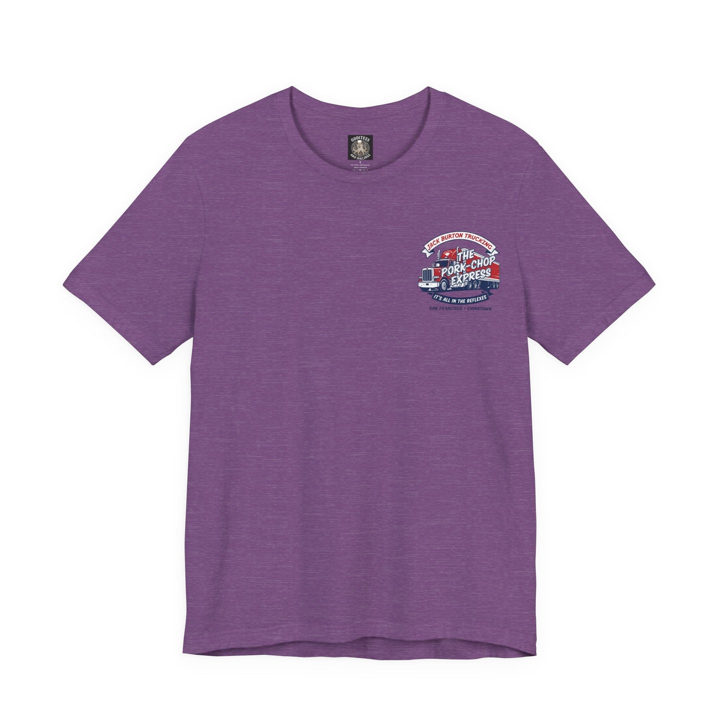 Trucking T‑Shirt — "Jack Burton Trucking: The Pork-Chop Express" Retro Logo Tee
