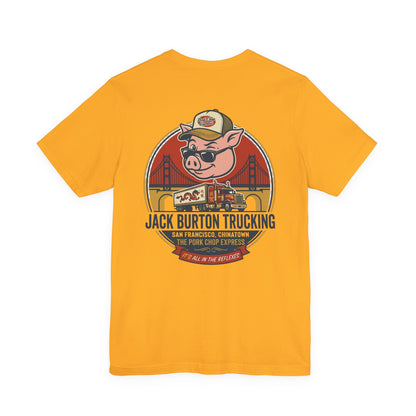 Trucker Pig Tee — "Jack Burton Trucking" San Francisco Vintage T‑Shirt